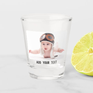 Custom Print Personalized Photo Shot Glass