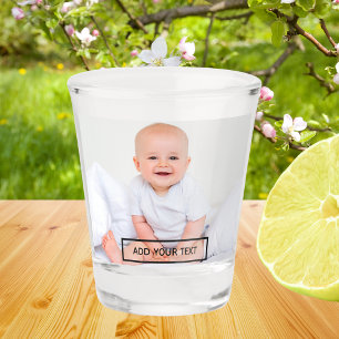 Custom Print Personalized Photo Shot Glass