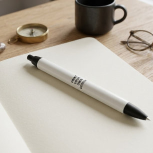 Custom Print Your Own Printing My Own To Order Black Ink Pen