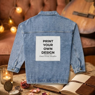 Custom Print Your Own | Printing My Own To Order Denim Jacket