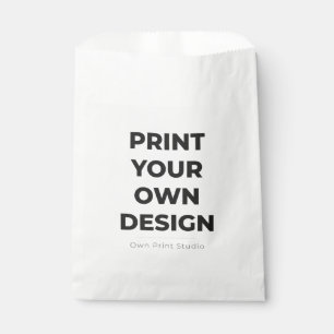 Custom Print Your Own Printing My Own To Order Favour Bag