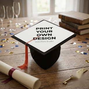 Custom Print Your Own   Printing My Own To Order Graduation Cap Topper