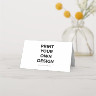 Custom Print Your Own   Printing My Own To Order Place Card