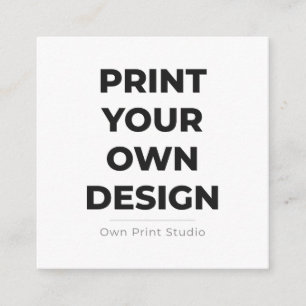 Custom Print Your Own Printing My Own To Order Referral Card