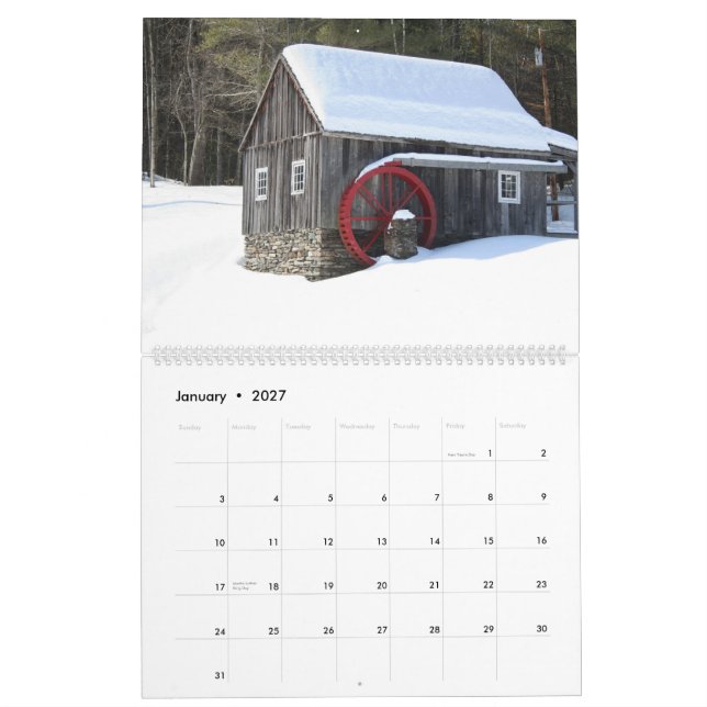 Custom Printed Calendar (Jan 2027)
