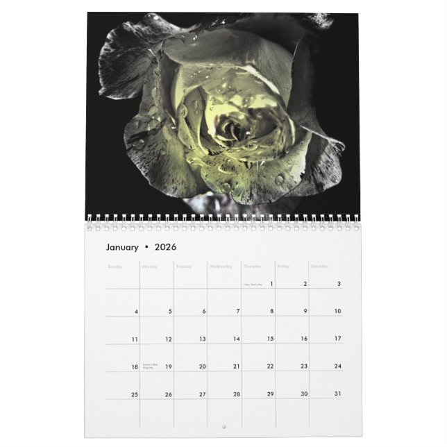 Custom Printed Calendar 2015 Roses (Jan 2026)