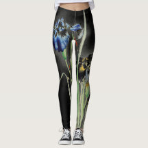 CUSTOM PRINTED IRIS Leggings