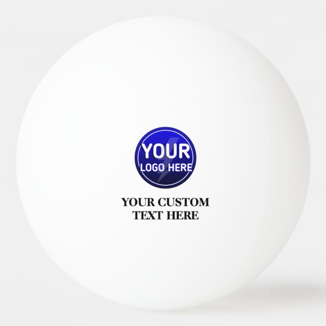 Custom printed logo promotional table tennis ball/ ping pong ball (Front)
