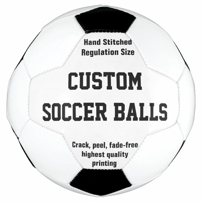 Custom Printed Personalized Soccer Ball (Front)