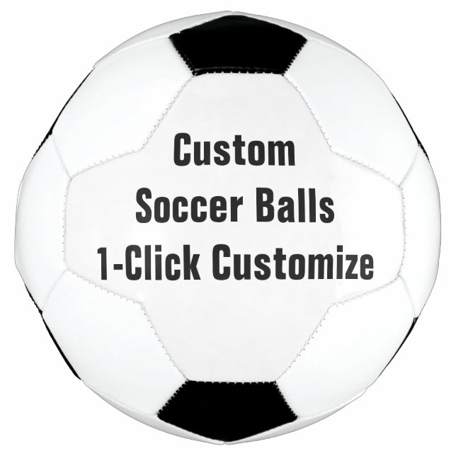 Custom Printed Personalized Soccer Ball (Front)