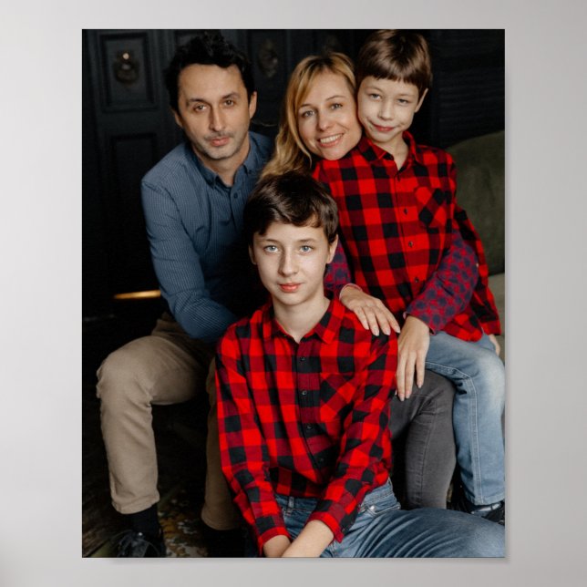 Custom Printed Portrait – Personalized Photo Artwo Poster (Front)