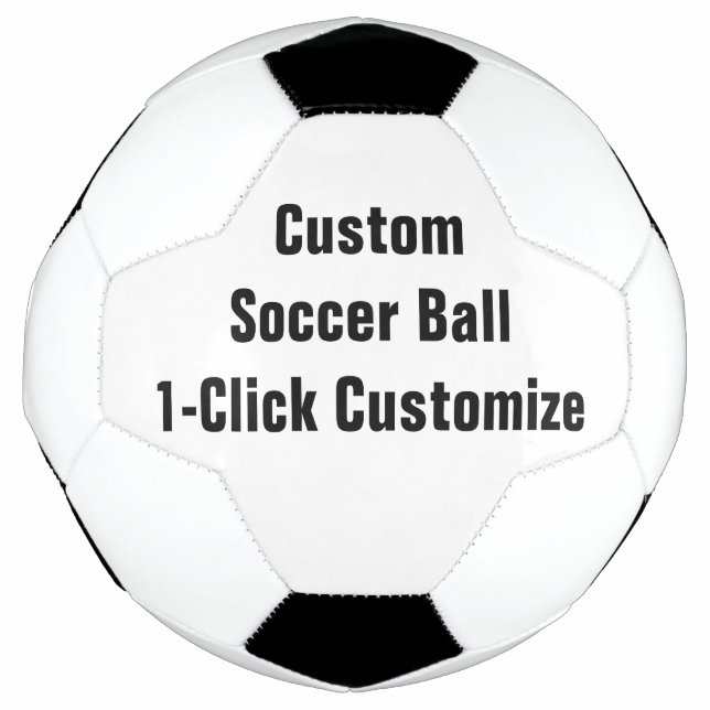 Custom Printed Soccer Ball to personalize (Front)