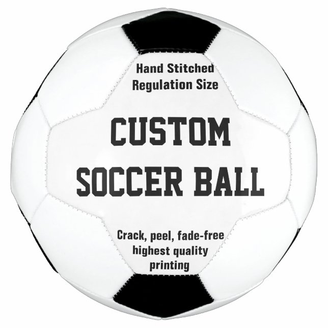 Custom Printed Soccer Ball to personalize (Front)