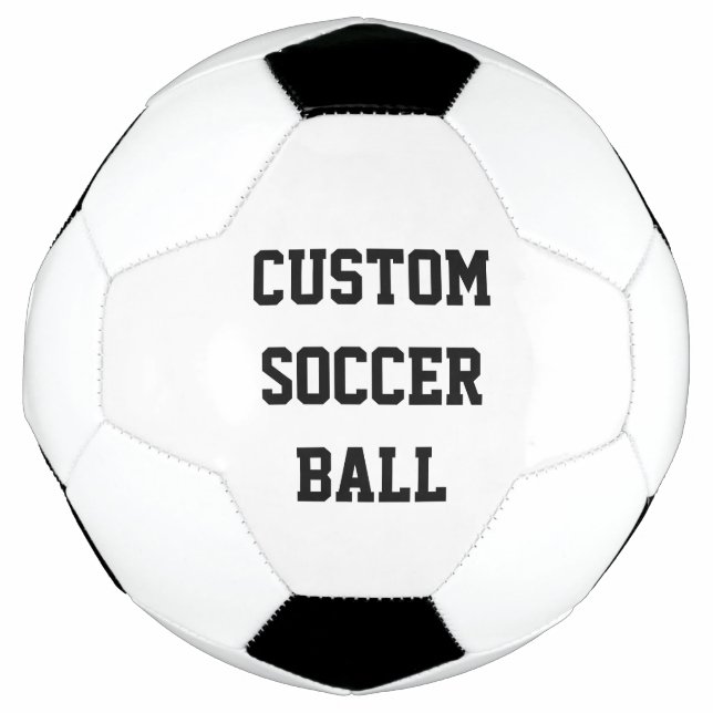 Custom Printed Soccer Ball to personalize (Front)