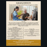 Custom Private Caregiver  Flyer<br><div class="desc">This custom private caregiver flyer template is thoughtfully designed to showcase your caregiving services with professionalism and clarity. Featuring a clean, organized layout, it offers a concise and visually appealing way to present key information, including your qualifications, services offered, and essential contact information. The flyer is perfect for private caregivers,...</div>
