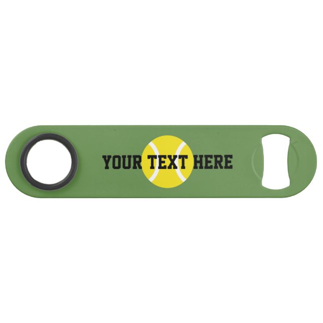 Custom Pro Speed bottle opener tennis coach gifts (Front (Horizontal))