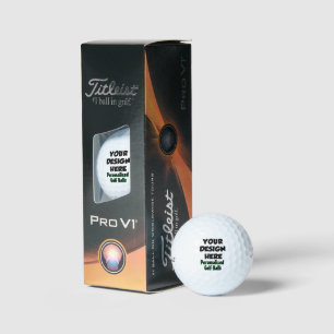 Custom Pro V1 Golf Balls - Titleist Logo