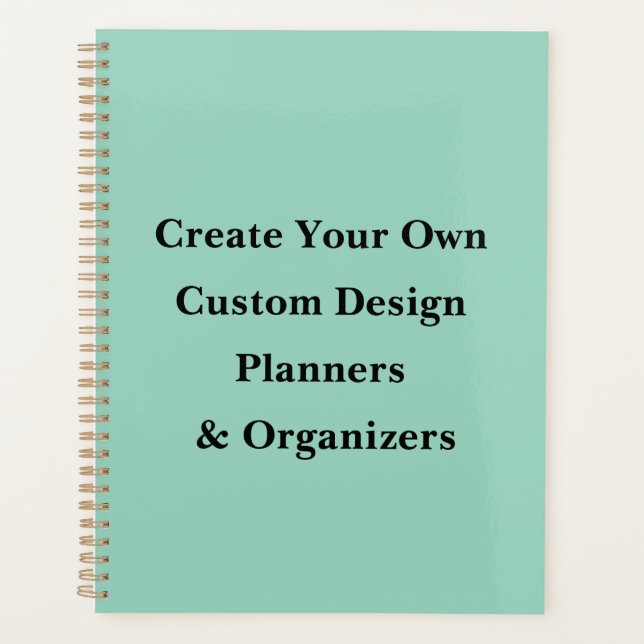 Custom Productivity Planner Create Your Own Design (Front)
