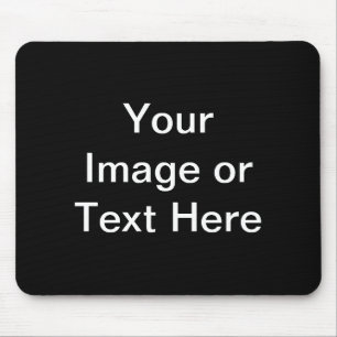 Custom Products in Black Mouse Pad