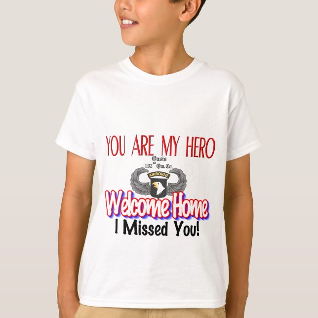 Custom Products With Your Soldier's Name T-Shirt (Front)