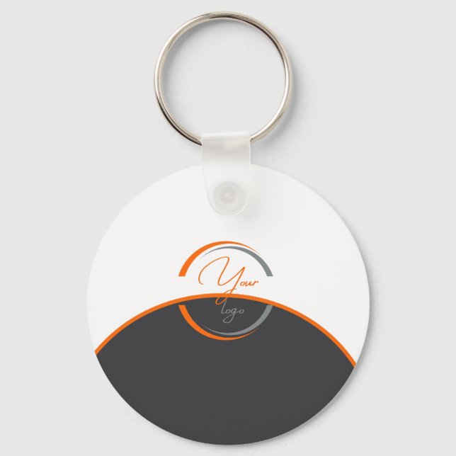 custom professional business logo only keychain (Front)