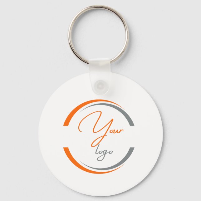 custom professional business logo only  keychain (Front)