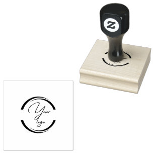 custom professional business logo only rubber stamp