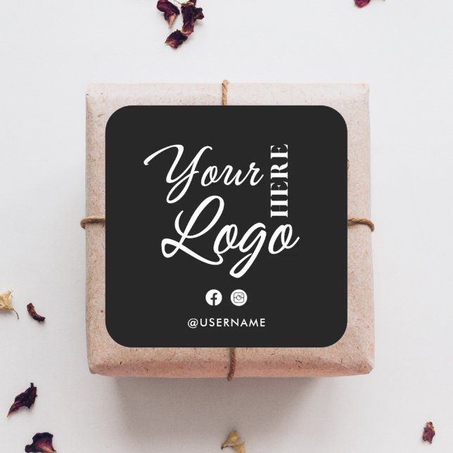 Custom Professional Business Logo Social Media Square Sticker (Creator Uploaded)