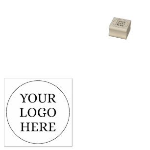 Custom Professional Business or Company Logo Rubber Stamp