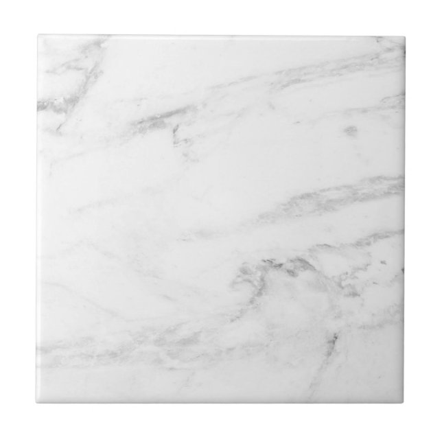 Custom Professional Classic White Marble Template Tile (Front)
