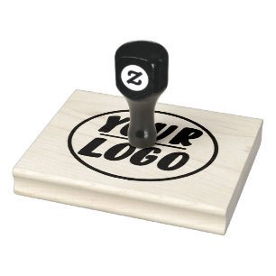 Custom Professional Company Logo Large stationery  Rubber Stamp