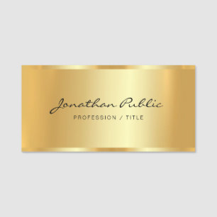 Custom Professional Elegant Handwritten Script Name Tag