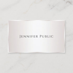 Custom Professional Modern Elegant Template Business Card