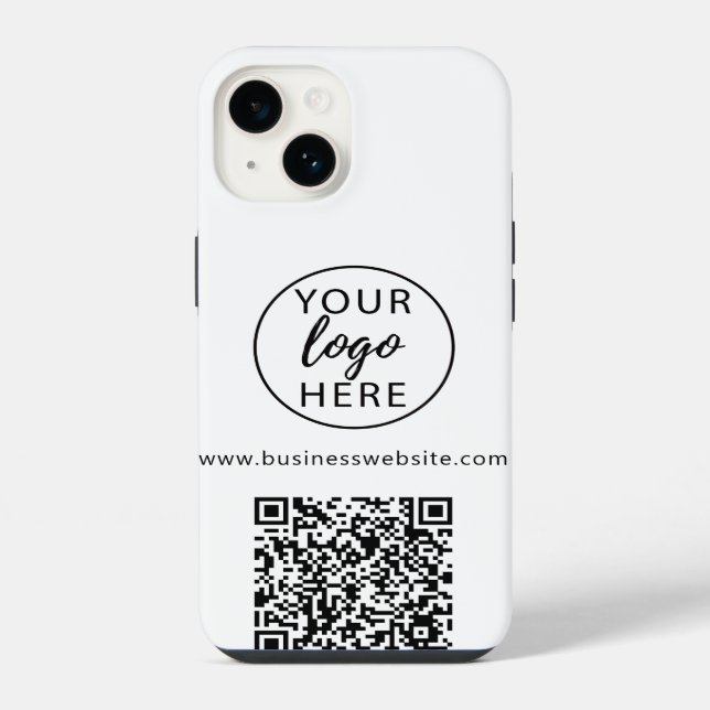 Custom Professional QR Code  iPhone Case (Back)