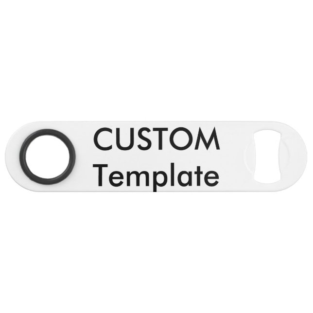 Custom Professional Stainless Steel Bottle Opener Speed Bottle Opener (Front (Horizontal))