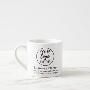 Custom Promotional Business Company Logo Espresso Cup