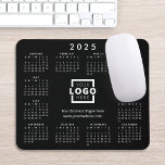 Custom Promotional Business Logo 2025 Calendar Mouse Pad<br><div class="desc">Create your own personalized 2025 calendar mouse pads with your own company logo, business slogan and contact information. You can easily change the background color to match your corporate colors. Makes a great promotional giveaway or corporate gift for customers, vendors, employees or other special people. No minimum order quantity and...</div>