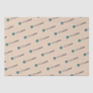 Custom promotional business logo branded packaging tissue paper