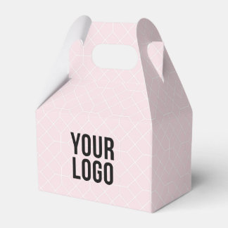 Custom promotional business logo favor box