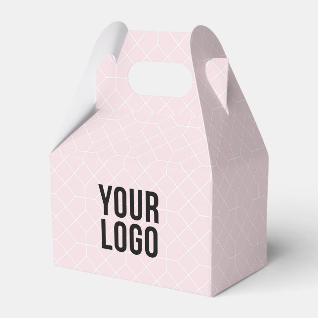 Custom promotional business logo favor box (Back Side)