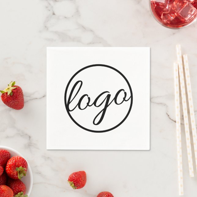 Custom Promotional Business Logo Napkin (Insitu)