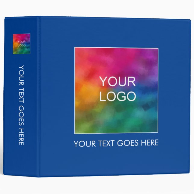 Custom Promotional Custom Company Logo Here Binder (Front/Spine)