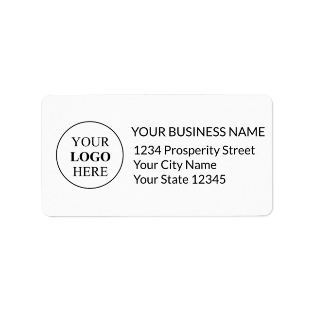 Custom Promotional Logo Label (Front)