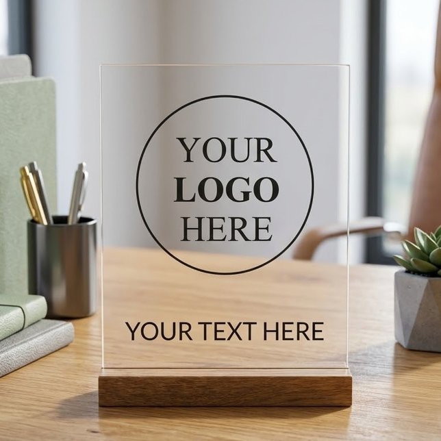Custom Promotional Logo – No Minimum Order Acrylic Sign (Creator Uploaded)