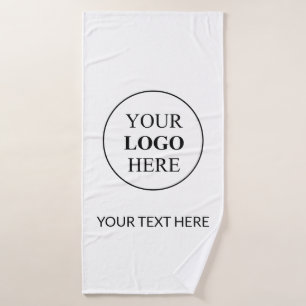 Custom Promotional Logo – No Minimum Order Bath Towel
