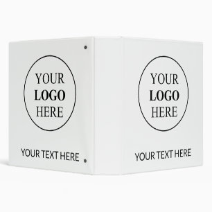 Custom Promotional Logo – No Minimum Order Binder