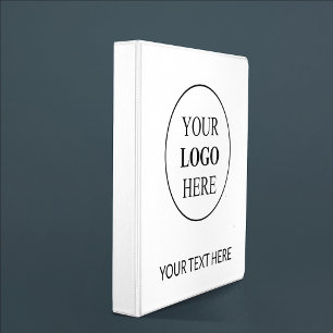 Custom Promotional Logo – No Minimum Order Binder