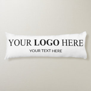 Custom Promotional Logo – No Minimum Order Body Pillow