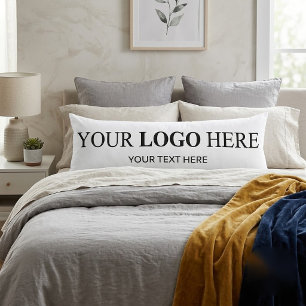 Custom Promotional Logo – No Minimum Order Body Pillow