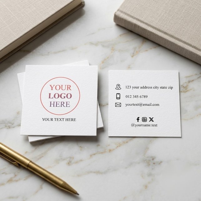 Custom Promotional Logo – No Minimum Order Calling Card (Creator Uploaded)